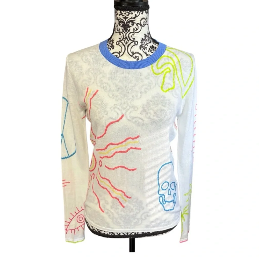 27 MILES MALIBU May Graphic Sweater - Picture 1 of 4